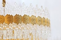 ثريات مودرن كرستال ذهبي