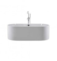 بانيو كلاسيكي ابيض اكريلك مقاس 180*80 سم