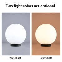 اضاءة سور كروي مثلج أبيض متوفر بعده مقاسات