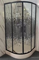 كابينه شاور استحمام قزاز بحوض اكرليك مقاسين