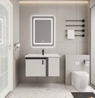 مغسلة المنيوم مرايا LED متوفر مقاسين