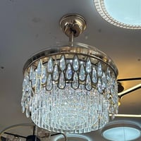 ثريا نجف مروحة بثلاث إضاءات – تصميم فاخر من متجر أ...