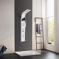 شاور جداري أبيض