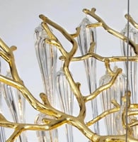 ثريات علاقي كريستال طويل بيضاوي مقاس القطر 120*50...