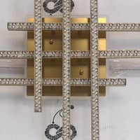 ثريا لطش مودرن ذهبي 3 اضاءات مقاس القطر 80 سم