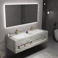 مغاسل رخام رصاصي حوض وحوضين بعدة مقاسات