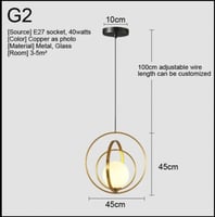 علاقي ليد مفرد مودرن لون اصفر