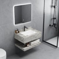 مغاسل رخام رصاصي قطعتين حوض وحوضين بعدة مقاسات