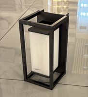 ابليك جداري خارجي بتصميم عصري من الألمنيوم الأسود...