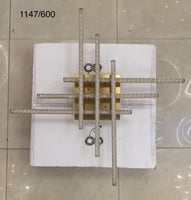 ثريا لطش مودرن ذهبي 3 اضاءات مقاس القطر 80 سم