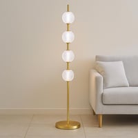 أبجورة ليد ذهبي مودرن بارتفاع 160 سم – ثلاث إضاءات...