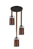 علاقي ثلاثي بتصميم عصري أنيق – قاعدة لمبة E27 بطول...