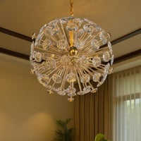 ثرياء علاقي كرستال كروي تصميم جديد مقاس 45 سم