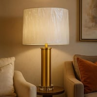 أباجورة فوق الطاوله – متوفرة بلونين ذهبي وفضي – قا...