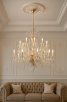 نجفة كريستال كلاسيكية فاخرة بأ حجام متعدده – قاعدة...