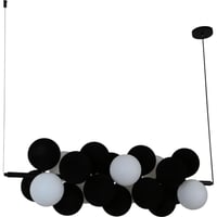 ثريات سقف اسود بتصميم عصري متوفر بمقاسين