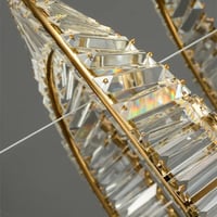 نجف علاقي حلق ليد ثلاث اضاءات بثلاث مقاسات