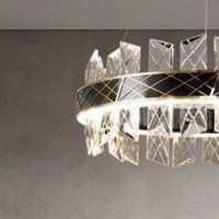 ثريا كرستال ستايل اوروبي ذهبي عده مقاسات