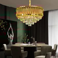 ثريات كرستال تصميم جديد بعدة مقاسات