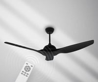 مروحة سقف عصرية مع ريموت تحكم – 3 شفرات أنيقة – مت...