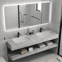 مغاسل رخام ابيض معرق حوض وحوضين بعددة مقاسات