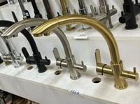 خلاط مغسله ( مطبخ ) سحاب عالي تحكم 2 مقابض بفتحتين...