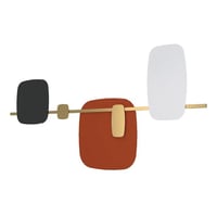 ابليك جداري مودرن بثلاث اضاءات