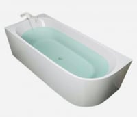 بانيو كلاسيكي ابيض اكريلك متحرك متوفر مقاسين