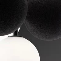 ثريات سقف اسود بتصميم عصري متوفر بمقاسين