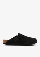 BIRKENSTOCK Boston Suede Clogs
