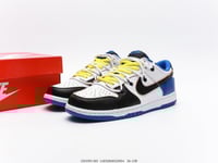 OW x Nike SB Dunk Low Retro Royal Blue White Black