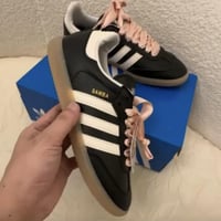 Adidas Samba 'Black Wonder Quartz Ribbon Laces