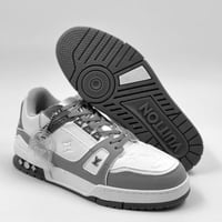 Louis Vuitton Louis Vuitton White/Grey Rubber Leat...