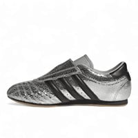 Adidas Taekwondo Silver Metallic Core Black Gum