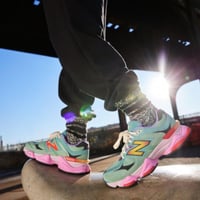 NEW BALANCE 9060 "Sage Leaf/ Neo Flame"