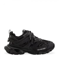 BALENCIAGA Track Black logo-detailed mesh and rubb...