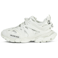 BALENCIAGA Track WHITE logo-detailed mesh and rubb...