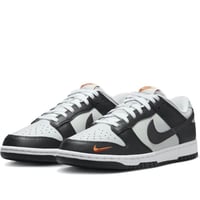 Nike Dunk Low Grey Black Orange Mini Swoosh