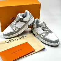 Louis Vuitton Louis Vuitton White/Grey Rubber Leat...