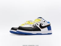 OW x Nike SB Dunk Low Retro Royal Blue White Black