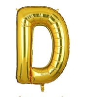 بالون حرف ذهبي