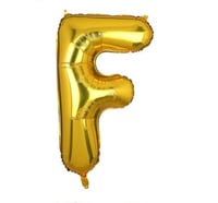 بالون حرف ذهبي