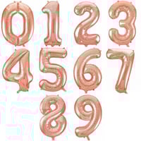 بالون رقم روز قولد