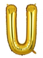 بالون حرف ذهبي