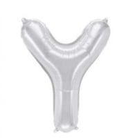 بالون حرف فضي