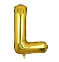 بالون حرف ذهبي