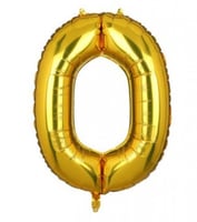 بالون حرف ذهبي