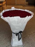 باقة جوري احمر دبل اب