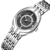 ساعة نسائية من لويس مارتن اللون الفضي