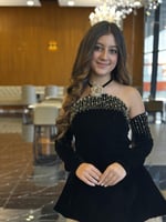 أناقه باللون الأسود والروز جولد